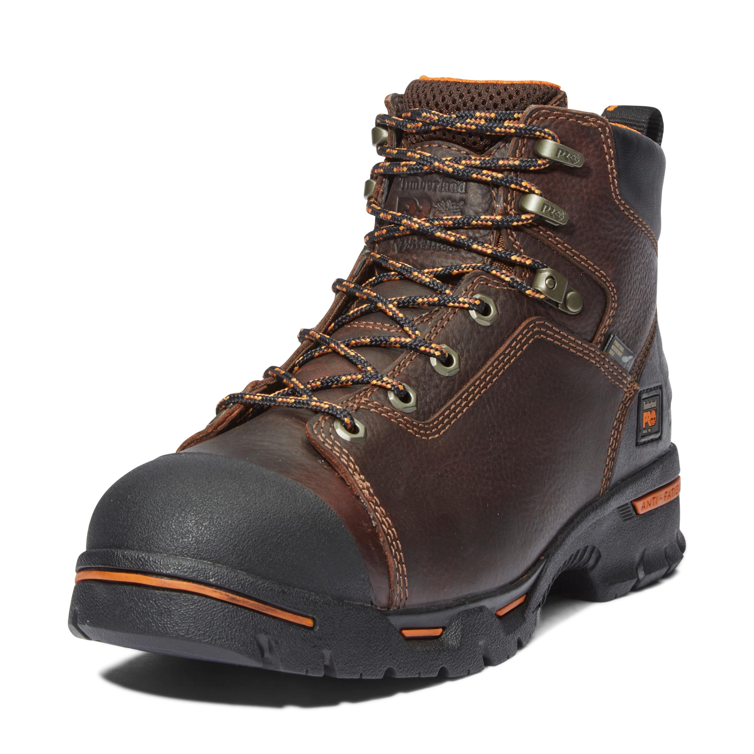 Timberland PRO Men's Endurance 6-Inch Steel Toe Work Boots - CSA Certified, Puncture Resistant, Industrial Safety Shoes for Construction & Heavy Duty Work