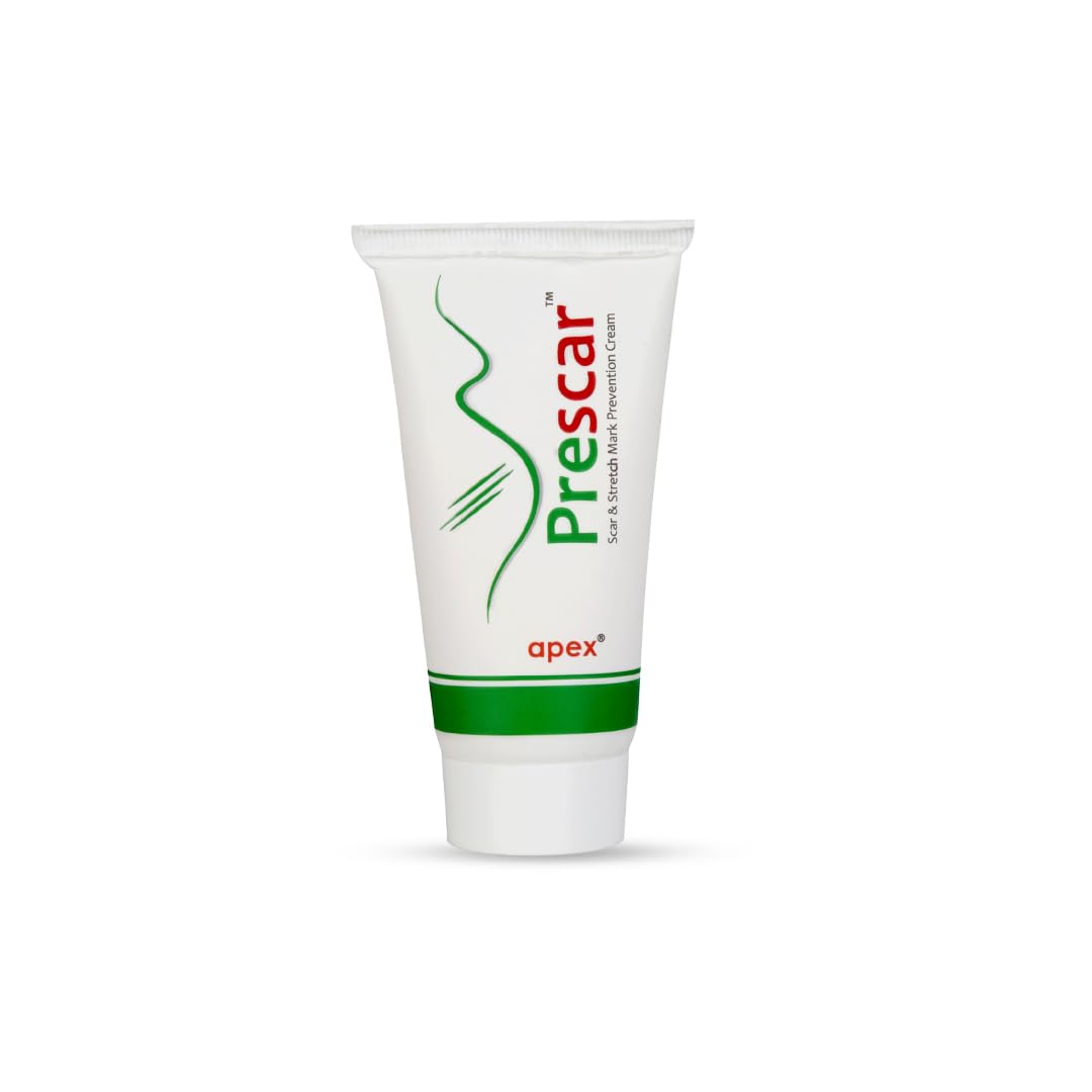 Green Milk Prescar - Scar & Stretch Mark Prevention Cream (50g) | Fades Old Scars & Prevents New Ones | Ideal for Post-Surgery, Pregnancy & Weight Loss | Dermatologist-Tested Formula