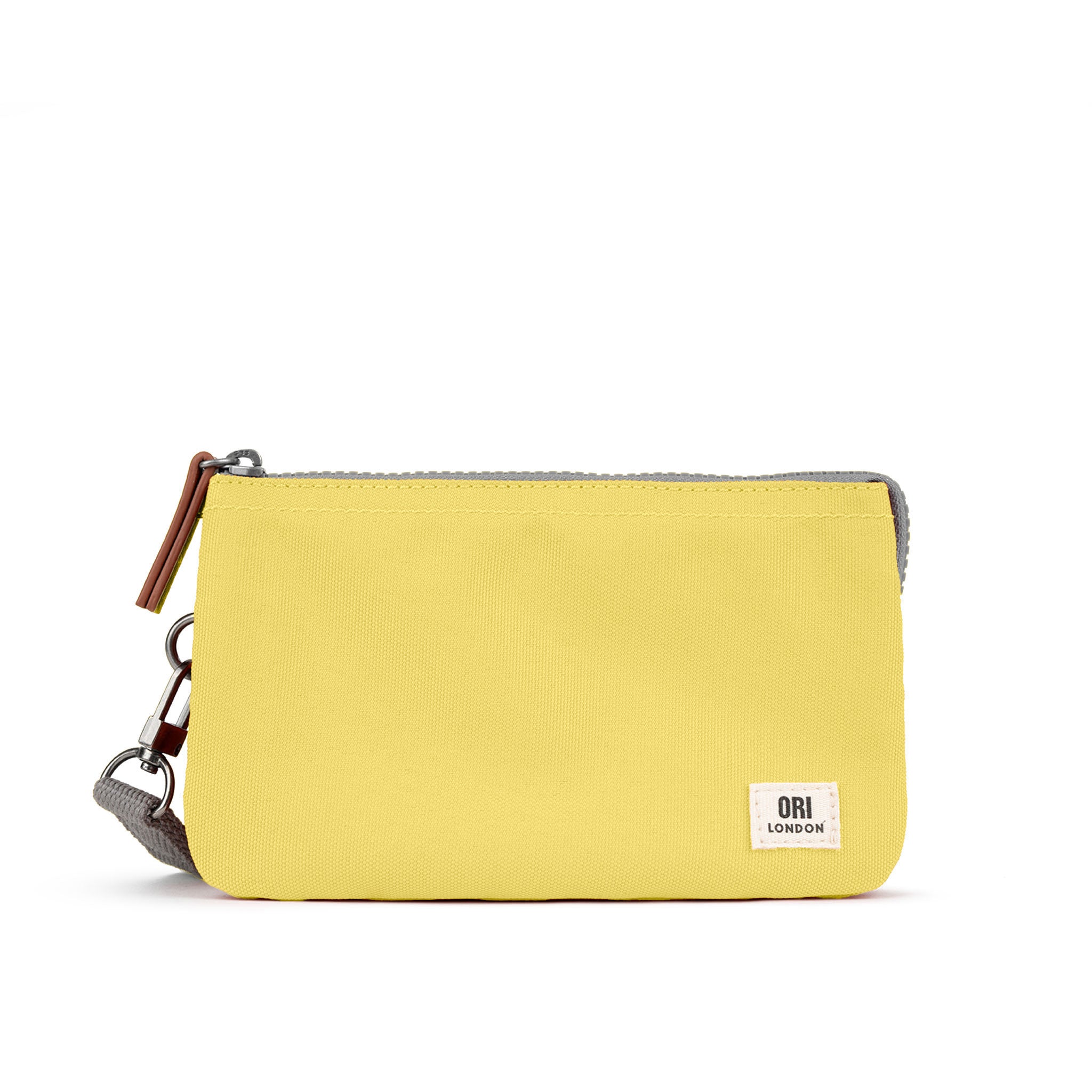Eco-Friendly Carnaby Lemonade Recycled Canvas Crossbody Bag with Adjustable Wrist Strap - Perfect for Travel, Shopping & Everyday Use