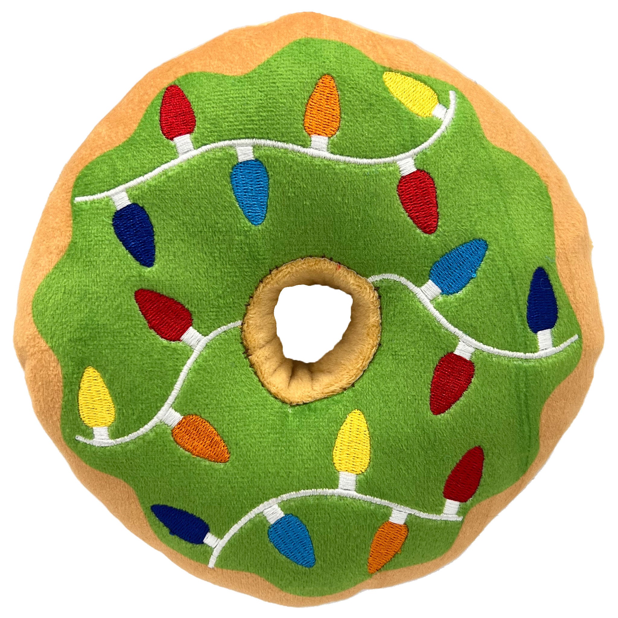 Huxley & Kent Lit Donut Dog Toy - Durable Chew Toy for Small & Medium Dogs - Perfect for Playtime, Training & Teething Relief
