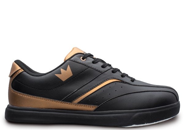 Brunswick Men's Vapor Black/Copper Bowling Shoes - Lightweight & Comfortable for League Play & Tournament Performance