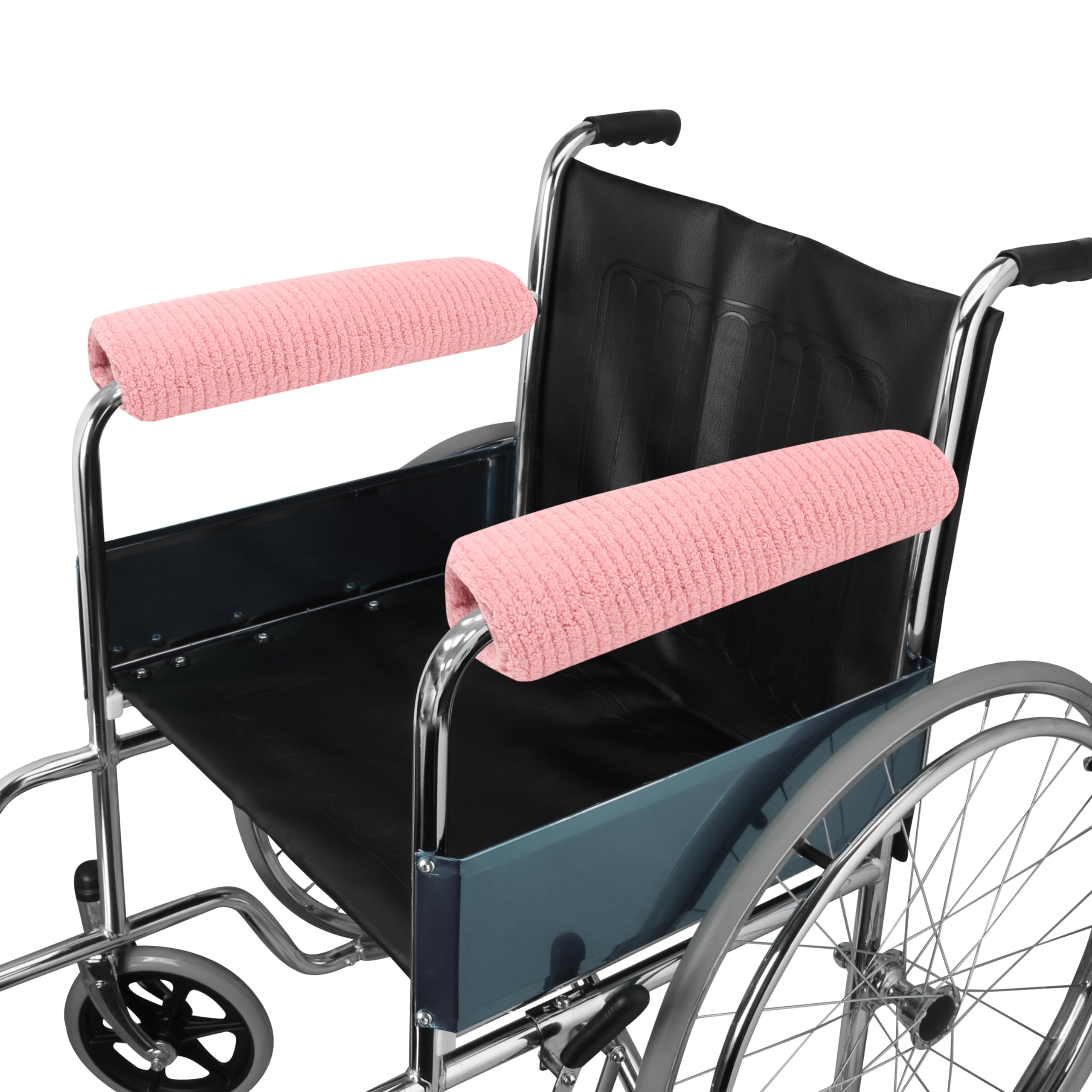 14 Inch Wheelchair Armrest Covers - Soft Washable Pads for Wheelchair Arm Support (WP14N-06C) | Comfortable Cushion for Elderly & Disabled, Perfect for Home & Hospital Use