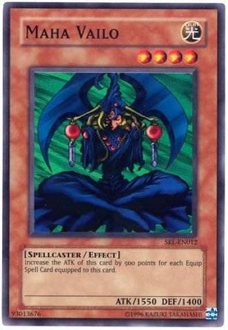 Yu-Gi-Oh! Maha Vailo (SRL-EN012) Super Rare Card - Spell Ruler Unlimited Edition - Collectible Trading Card Game for Duels & Deck Building