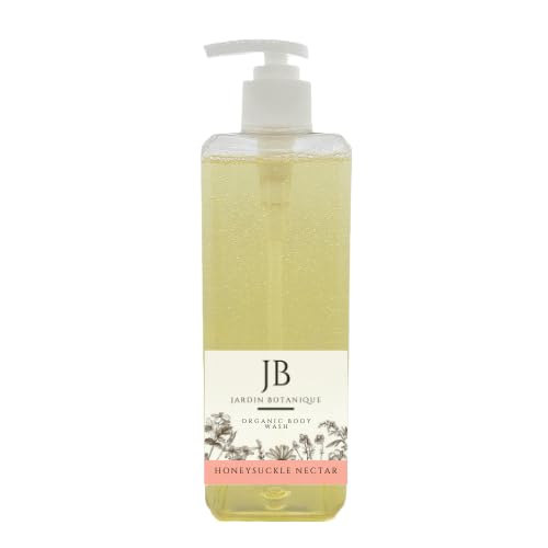 Organic Honeysuckle Nectar Body Wash - 16 oz | Natural & Hydrating Shower Gel for Dry Skin | Perfect for Daily Use & Spa Days at Home