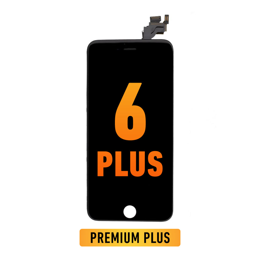 Premium iPhone 6 Plus LCD Screen Replacement with Steel Plate - High Quality IQ7 Display (Black) | Perfect for DIY Repairs, Home Fixes & Professional Smartphone Screen Replacement Services