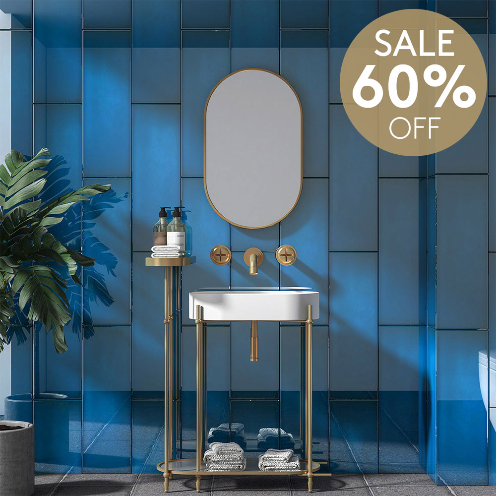 Premium Falsetto Blue 200x600mm Glossy Ceramic Wall Tile - Waterproof & Scratch-Resistant for Bathroom, Kitchen Backsplash & Modern Interior Design