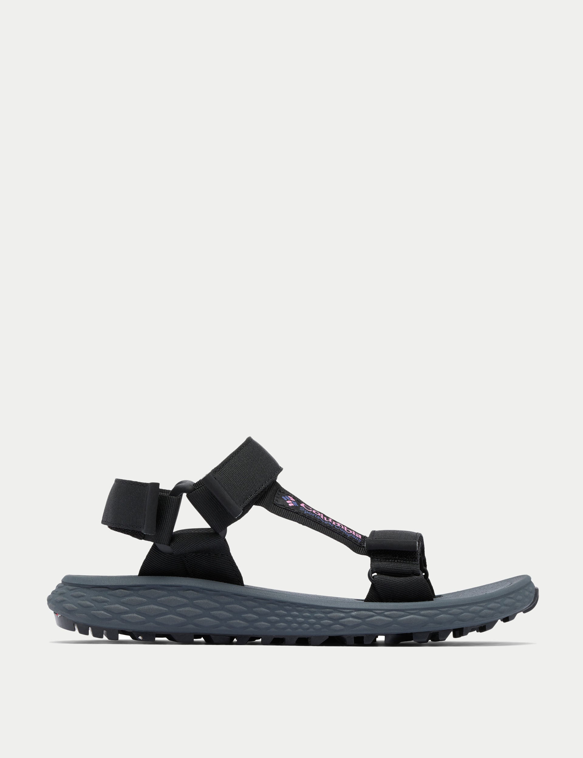 Konos Globetrot Sandal - Black/Cosmos Color | Comfortable Travel & Beach Sandals for Women | Perfect for Vacation, Walking & Summer Outfits