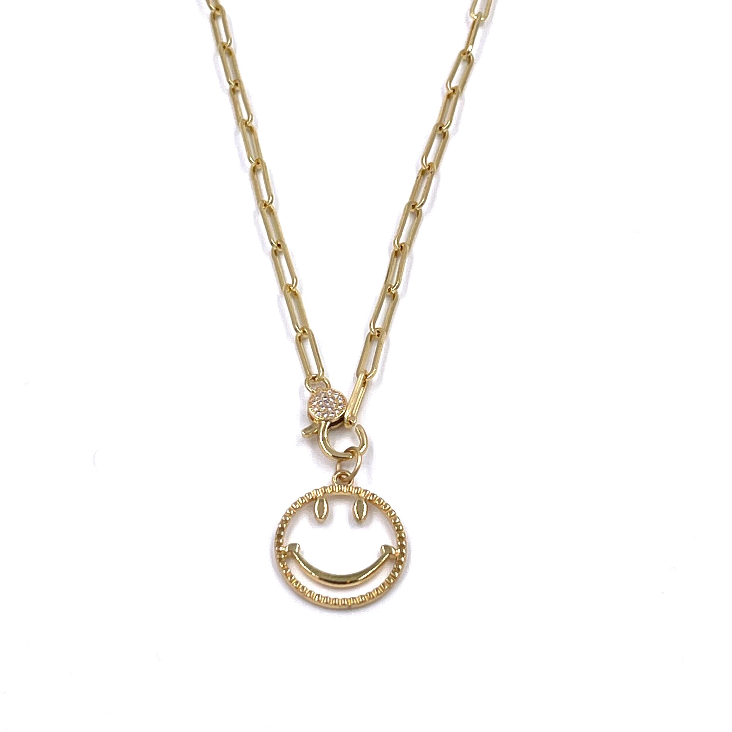 Ashley Gold Stainless Steel Gold Plated CZ Lobster Clasp Necklace - Elegant Jewelry for Women, Perfect for Parties, Weddings & Special Occasions