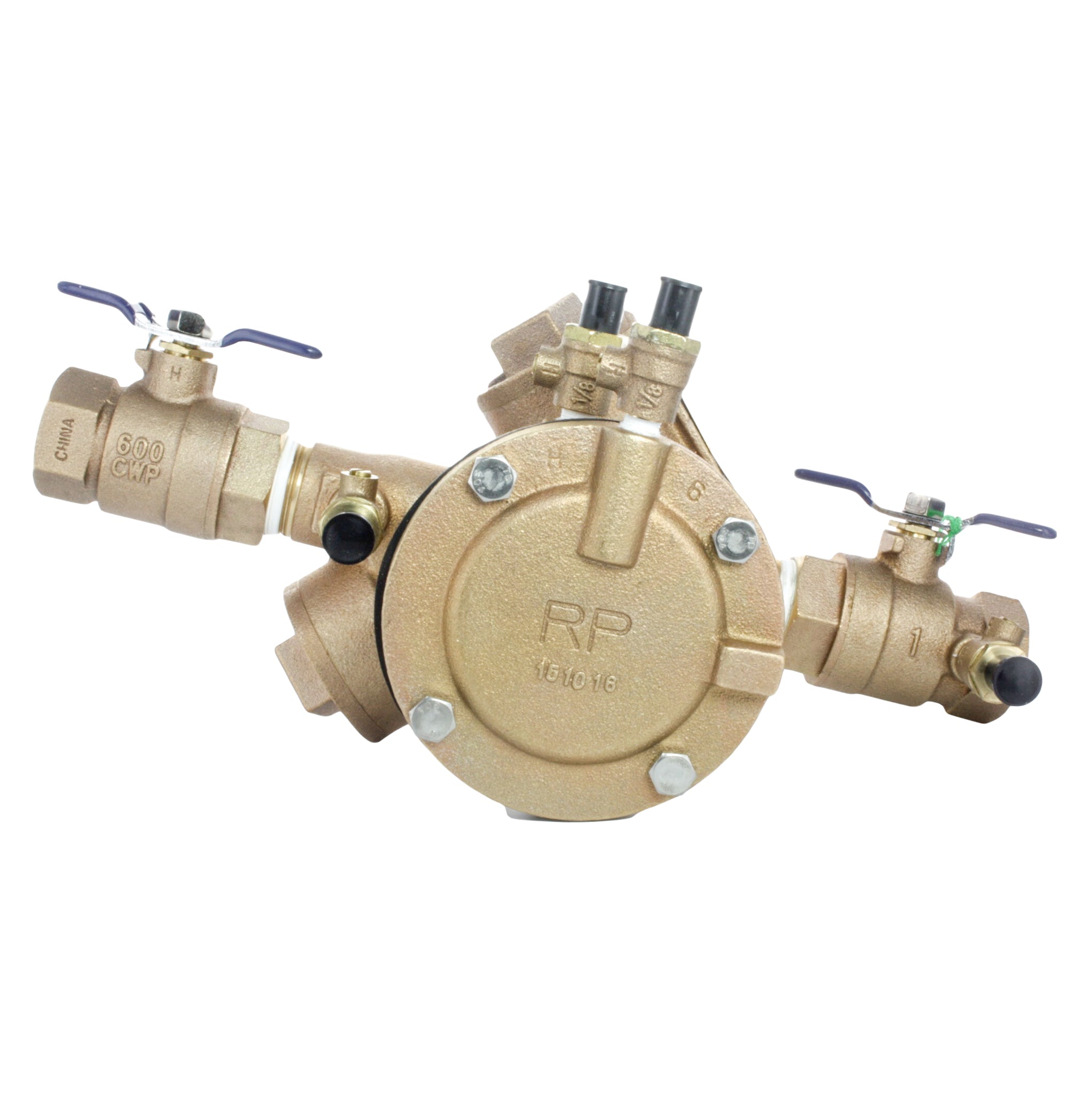Febco 825EBVFEB 825Y 1 RPZ Backflow Preventer with Ball Valve - Water Supply Protection for Irrigation Systems & Commercial Buildings