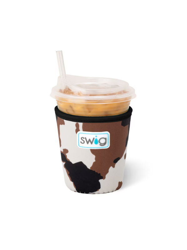 Swig Hayride Small Iced Cup Coolie - Insulated Beverage Sleeve for Coffee, Tea & Cold Drinks - Perfect for Road Trips, Picnics & Outdoor Gatherings