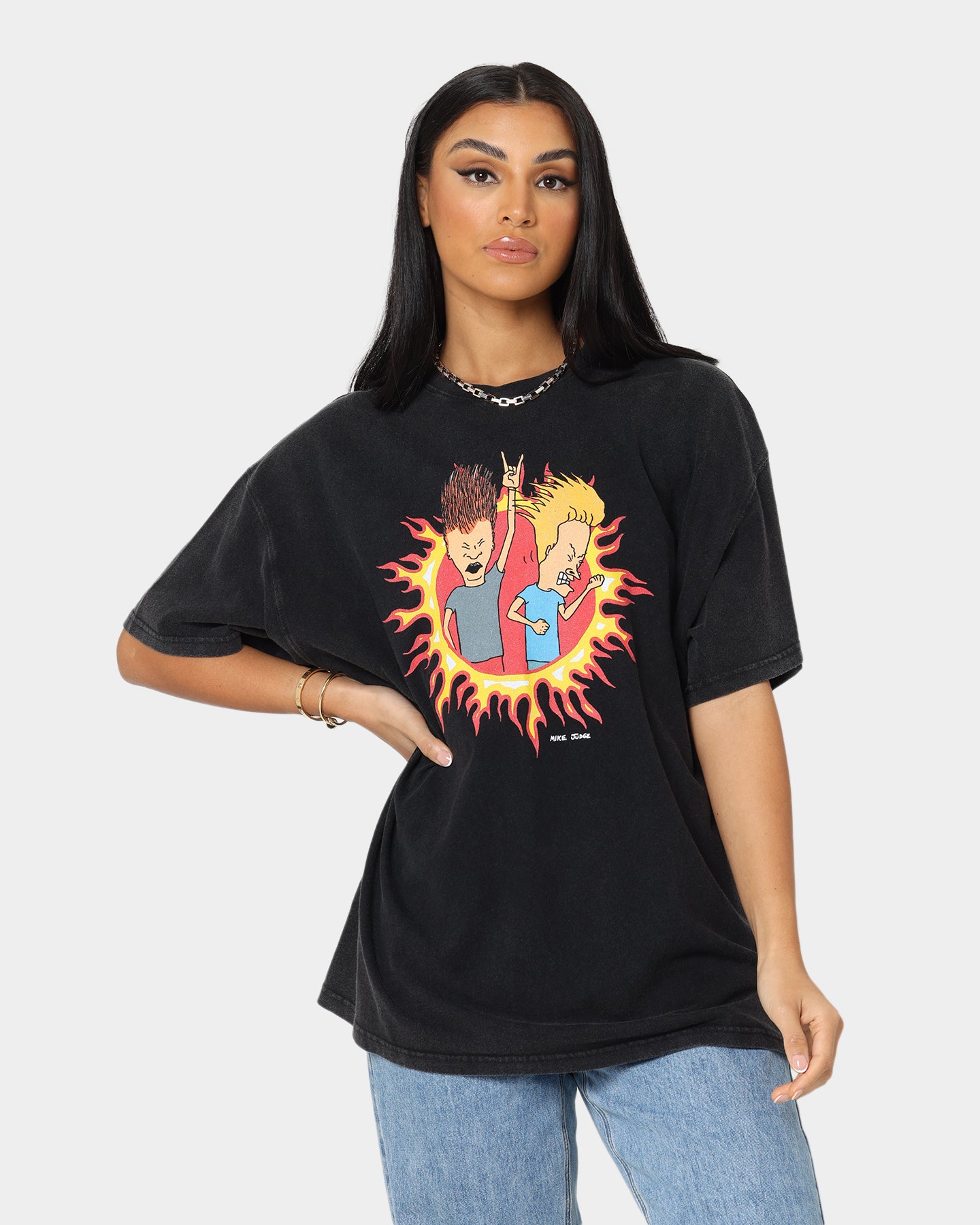Vintage Beavis & Butthead Rock T-Shirt - Black Retro Graphic Tee for Men & Women | Perfect for Concerts, Parties & Casual Wear