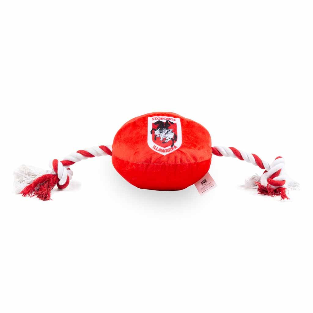St George Dragons Rope Dog Toy - Durable Cotton Chew Toy for Aggressive Chewers, Interactive Play & Teeth Cleaning - Perfect for Fetch, Tug of War & Training Sessions