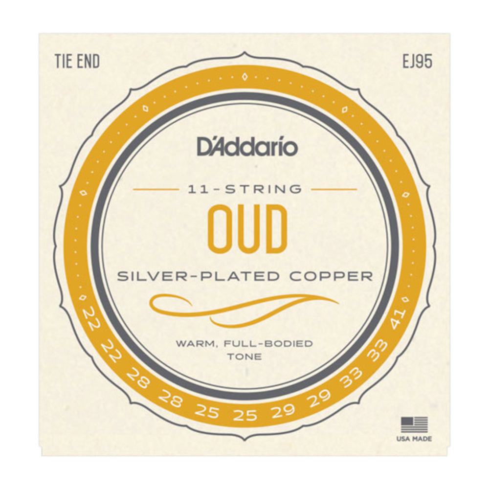 D'Addario EJ95 Oud Strings - Professional Quality Nylon Strings for Oud Instrument | Perfect for Middle Eastern Music, Live Performances & Studio Recording