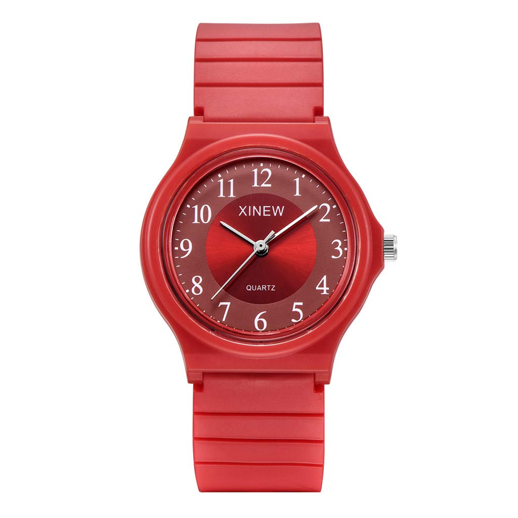 Kids Unisex Quartz Analog Wristwatch - Ultra-Thin Silicone Sports Watch for School & Play