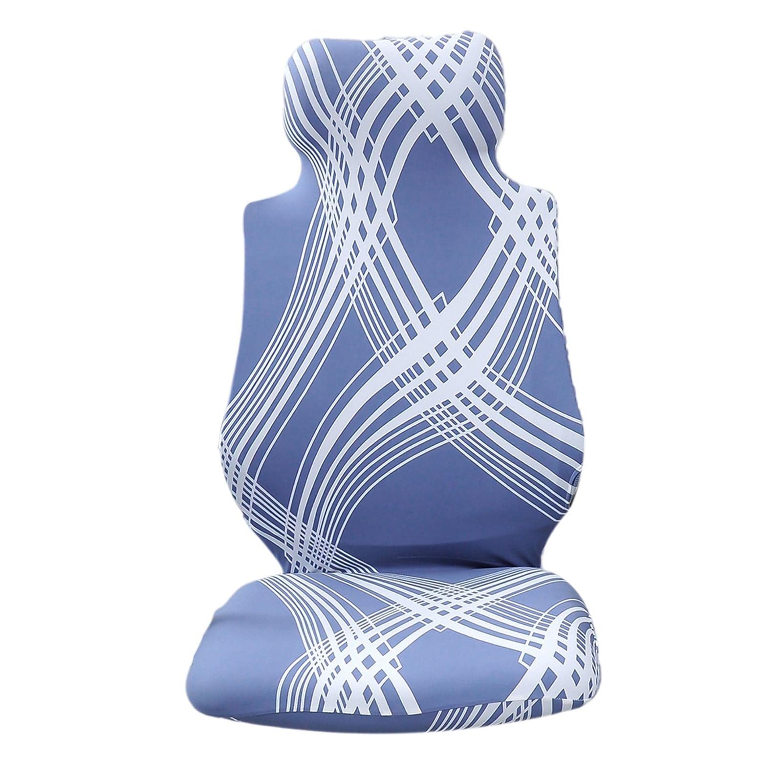Baoblaze Universal Office Chair Cover - Stretchable Gaming Chair Protector for Armchair, Computer, Boss Chair - Blue - Perfect for Home Office, Gaming Setup & Workspace Decor