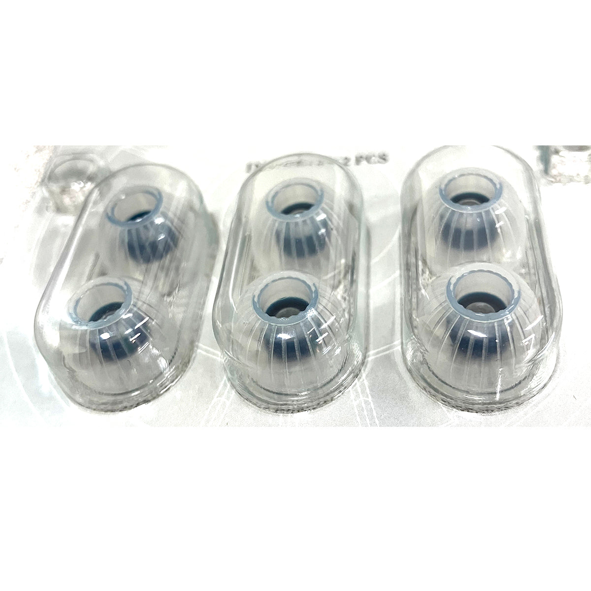 MoonDrop Spring Tips Soft Silicone Eartips for In-Ear Monitors - Comfortable Noise Isolation Ear Tips for Music, Gaming & Work (3 Pairs)