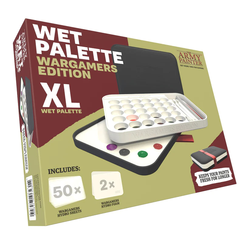Army Painter Wet Palette Wargamers Edition XL - Premium Miniature Painting Palette for Acrylic Paints - Perfect for Tabletop Gaming, Warhammer, and Miniature Model Painting