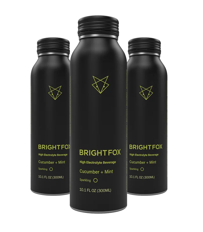 BRIGHTFOX Sparkling Electrolyte Drink - 12 Pack (300ml Each) | Refreshing Hydration for Active Lifestyles, Workouts & Recovery | Sugar-Free Electrolyte Beverage
