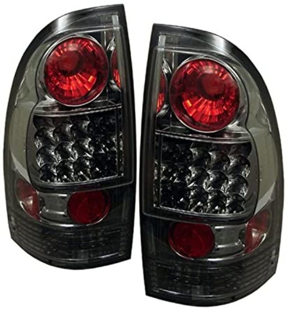 Spyder Auto 5007957 LED Tail Lights Chrome/Smoked - High-Performance Brake Lights for Trucks & SUVs