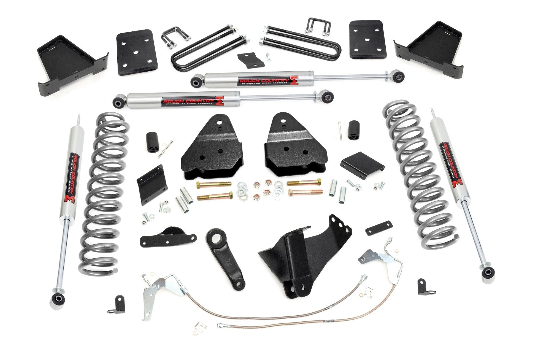 6 Inch Lift Kit for Ford F-250 Super Duty 4WD (2011-2014) - Heavy Duty Diesel Suspension System - No Overload - M1 Series 53140 - Perfect for Off-Roading & Truck Customization