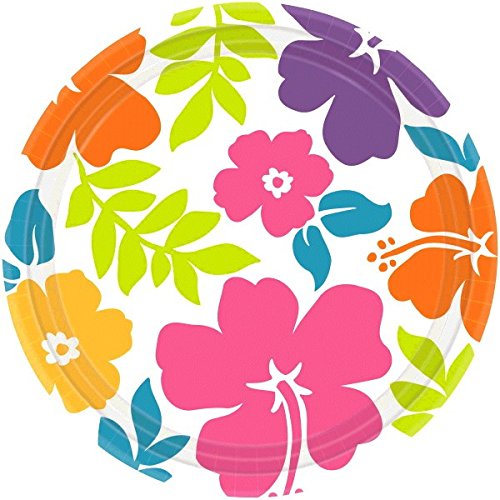 Amscan 9-Inch White Party Supplies - Perfect for Birthday Decorations, Wedding Events, and Holiday Celebrations