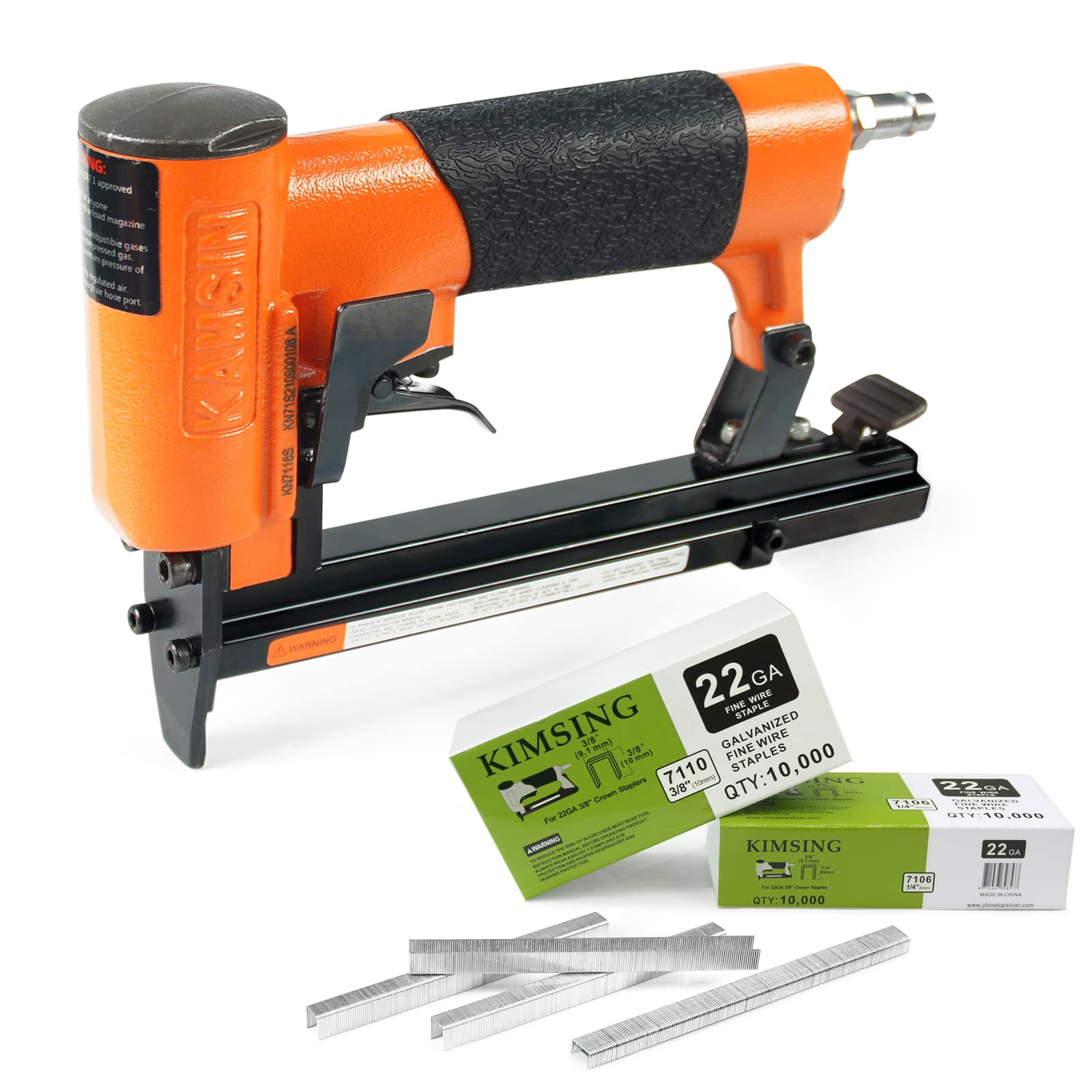 KN7116S Heavy Duty Stapler with 2 Boxes of 1000 Staples - Perfect for Office, School, Home & Crafting Projects