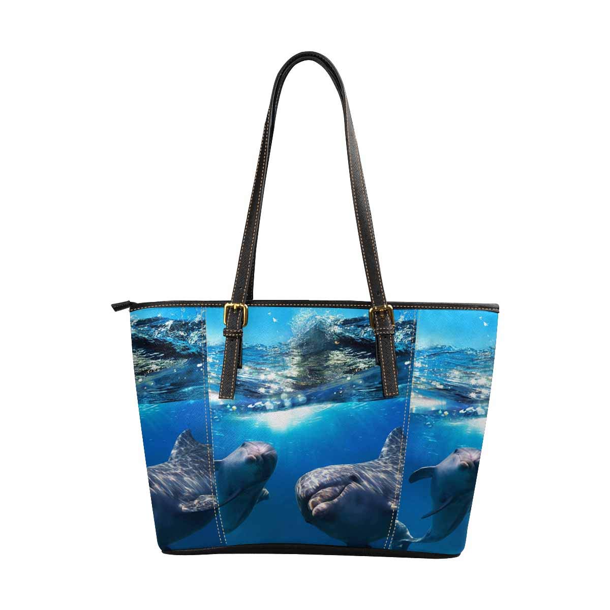 InterestPrint Women's PU Leather Tote Shoulder Bags - Stylish & Durable Handbags for Work, Travel & Everyday Use