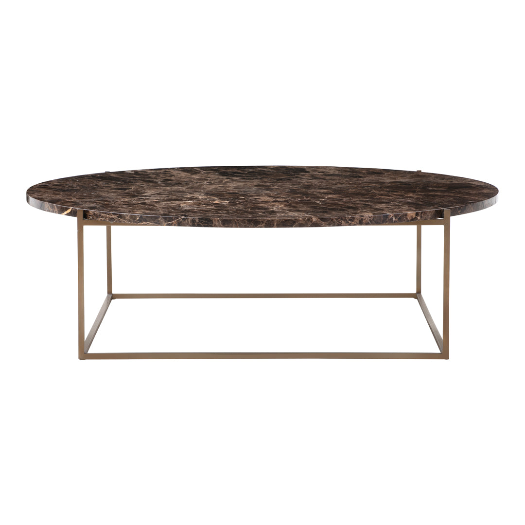 Modern Round Coffee Table for Living Room - Minimalist Wooden Center Table with Storage Shelf - Perfect for Small Spaces, Apartments & Home Decor