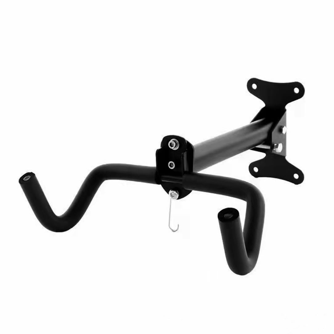 Heavy Duty Bike Wall Mount Hanger - Horizontal Bike Rack Holder for Cycling Storage (Supports up to 30kg/66lbs) - Perfect for Garage, Apartment & Indoor Bike Organization