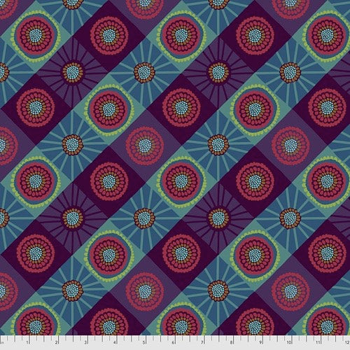 Anna Maria Horner Bright Eyes PWAH155 Cosmos Mountain Fabric - Premium Cotton Quilting Material for DIY Sewing, Home Decor & Craft Projects