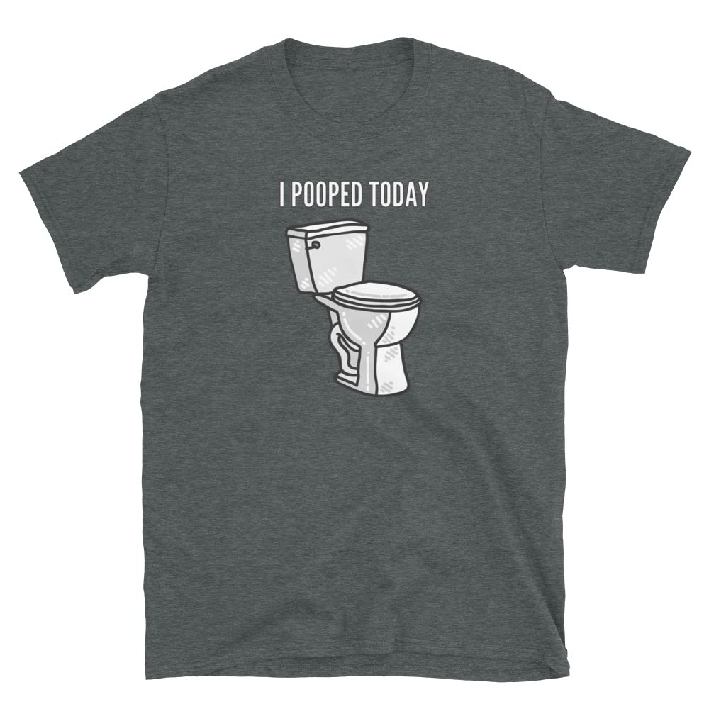 Funny 'I Pooped Today' T-Shirt for Men | Novelty Poop Humor Graphic Tee - Perfect for Comedy Lovers, Prank Gifts & Casual Wear