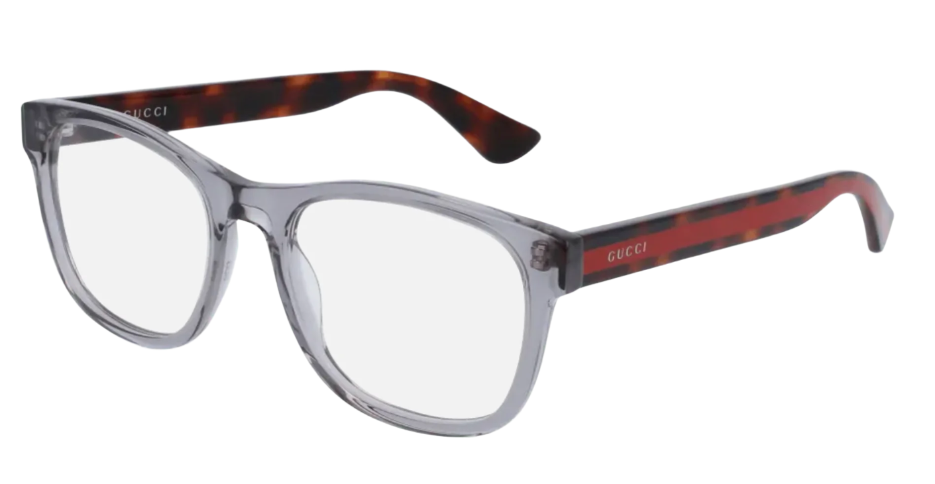 Gucci GG0004ON Square Eyeglasses Frames in Grey - Stylish Designer Glasses for Women & Men | Perfect for Work, Reading & Fashion Accessories