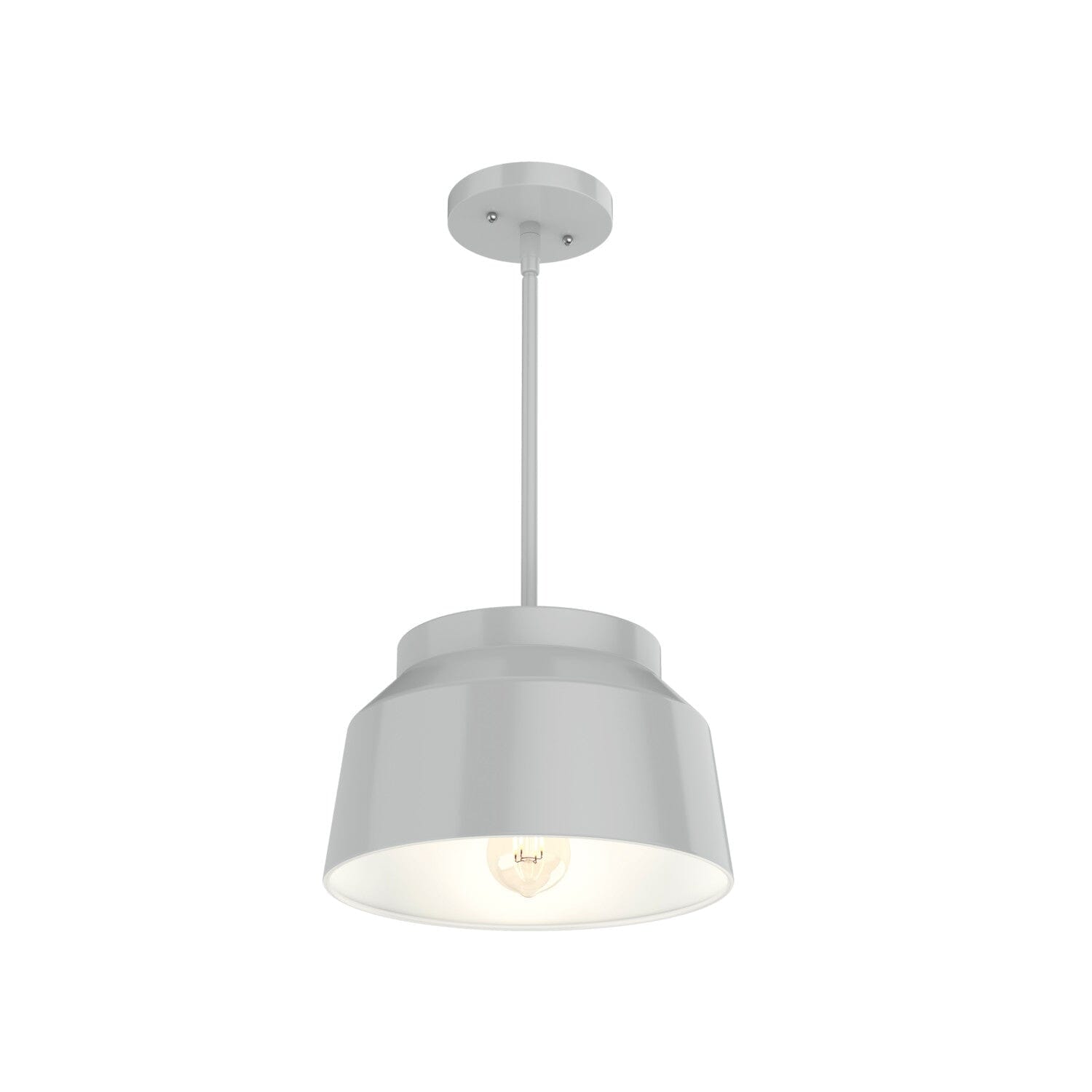 Cranbrook 1 Light Pendant - Modern Single Bulb Hanging Light Fixture for Kitchen Island, Dining Room & Bedroom Lighting