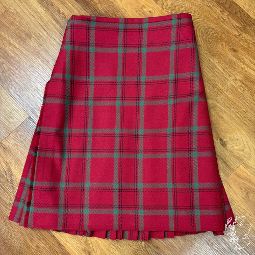 Authentic Muted Red MacIntosh Kilts for Men - Traditional Scottish Tartan Skirt for Highland Dance, Cosplay & Weddings