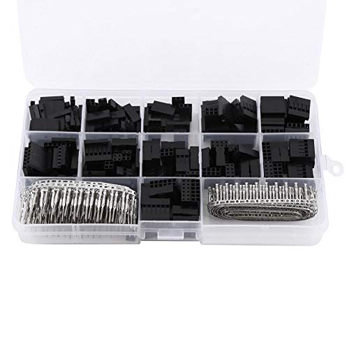 620Pcs Wire Connector Kit - Pin Connectors, Jumper Wires & Socket Pins for Home Electronics Prototyping, DIY Projects & Circuit Board Repair | Durable Electrical Connectors for Arduino, Raspberry Pi & Breadboards