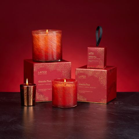 Premium Absinthe Plum Scented Votive Candle (1.9 oz) - Handmade Soy Wax Candle for Home Decor, Relaxation & Aromatherapy | Perfect for Bedroom, Bathroom & Meditation Spaces