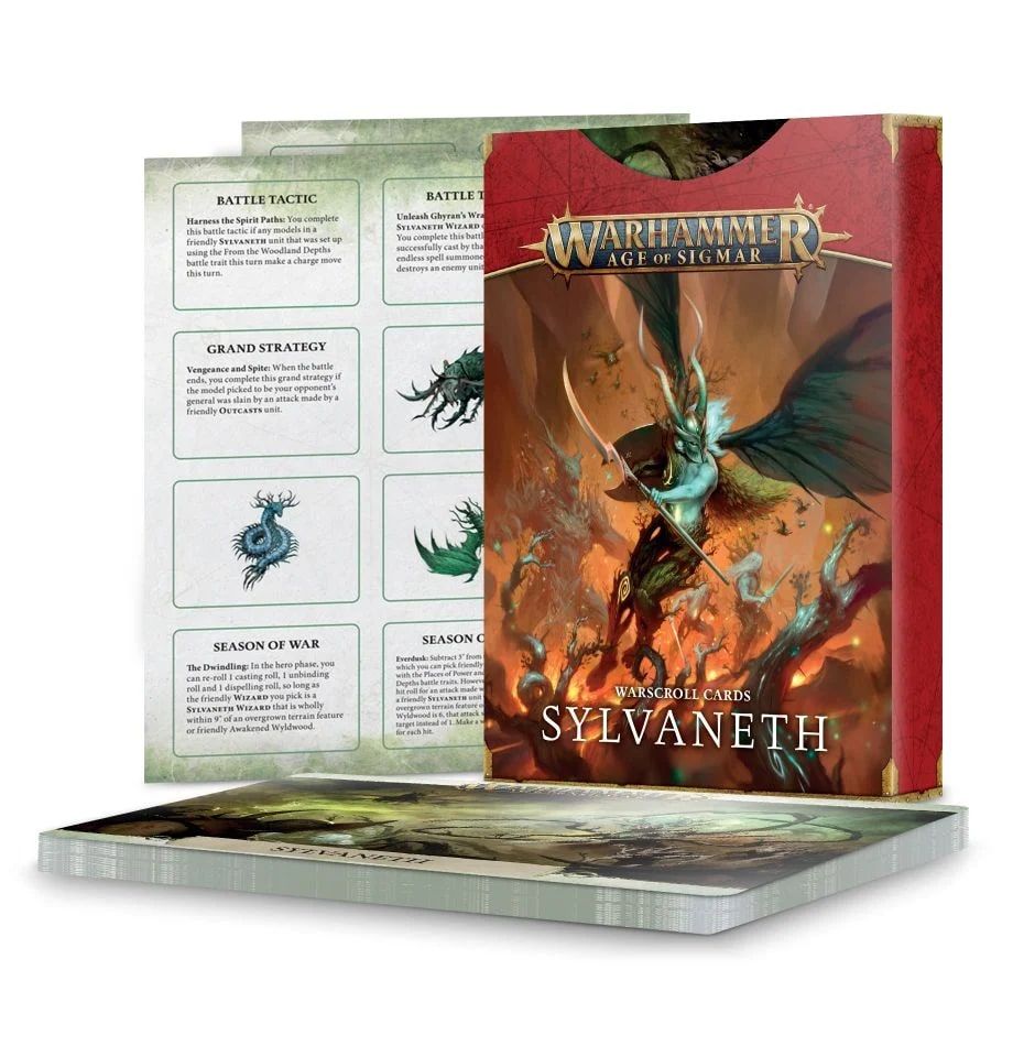 Age of Sigmar Sylvaneth Warscroll Cards - Official Game Reference Cards for Warhammer AoS Battles | Perfect for Tabletop Gaming, Tournaments & Strategy Planning