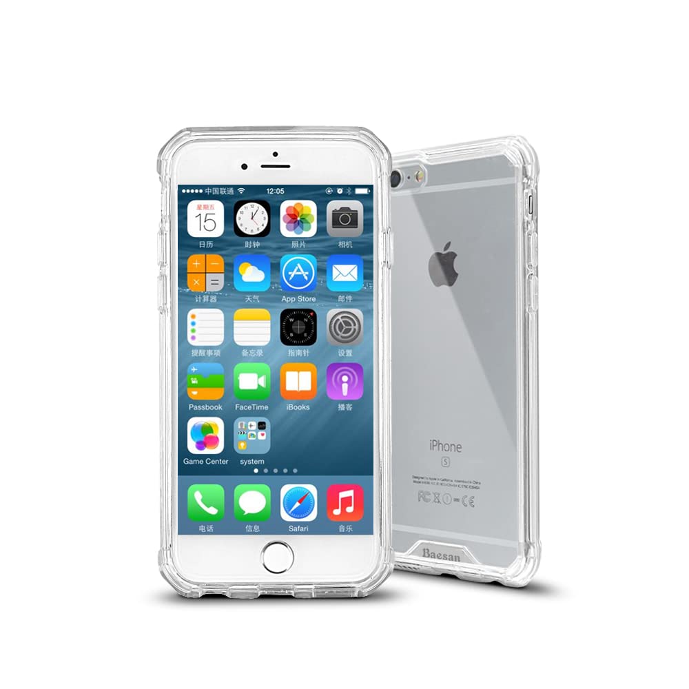 Slim Transparent TPU Phone Case with PC Hard Panel - For Everyday Protection