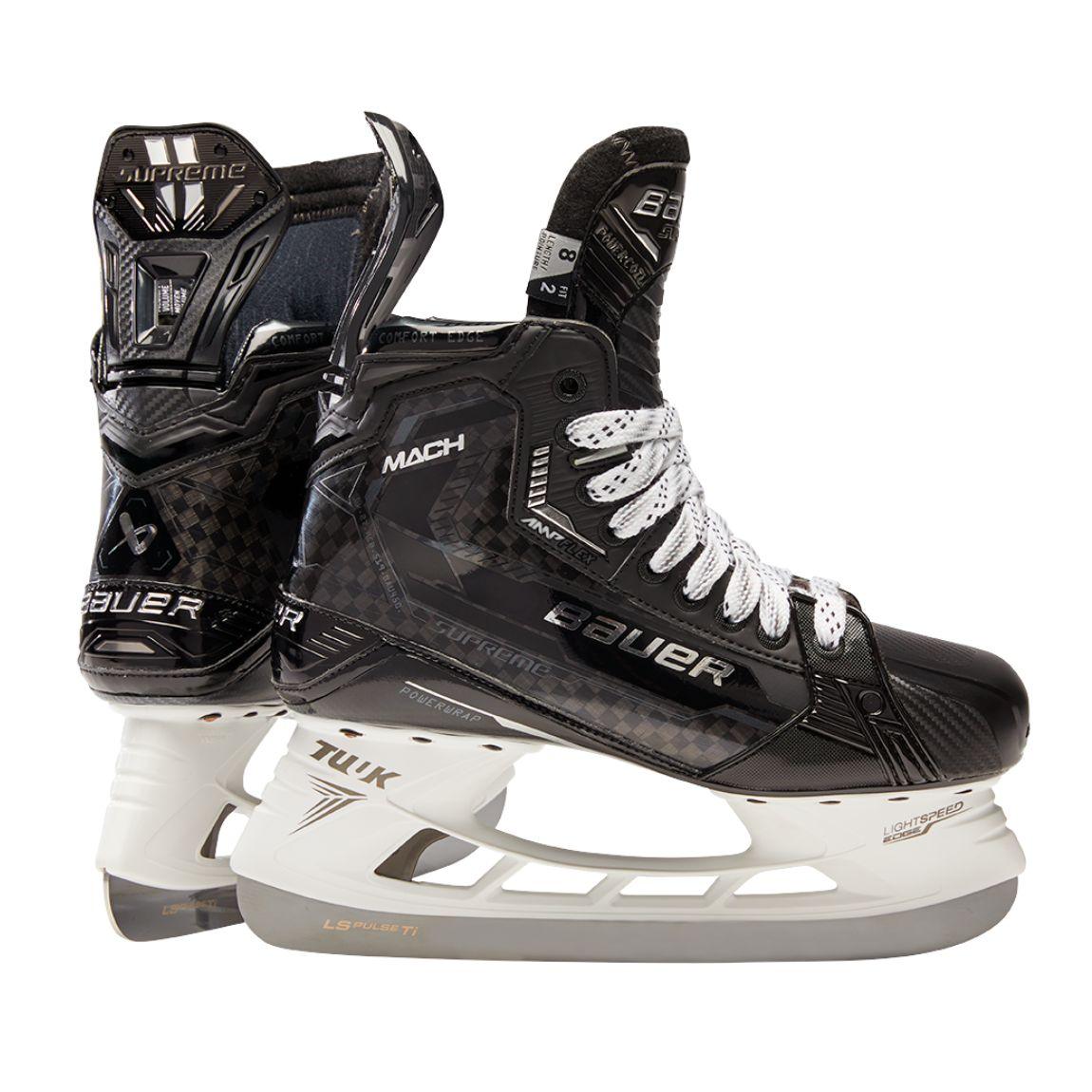 Bauer Supreme Mach Skates - Intermediate Hockey Skates for Youth & Adults - Perfect for Ice Hockey Training & Competitive Games