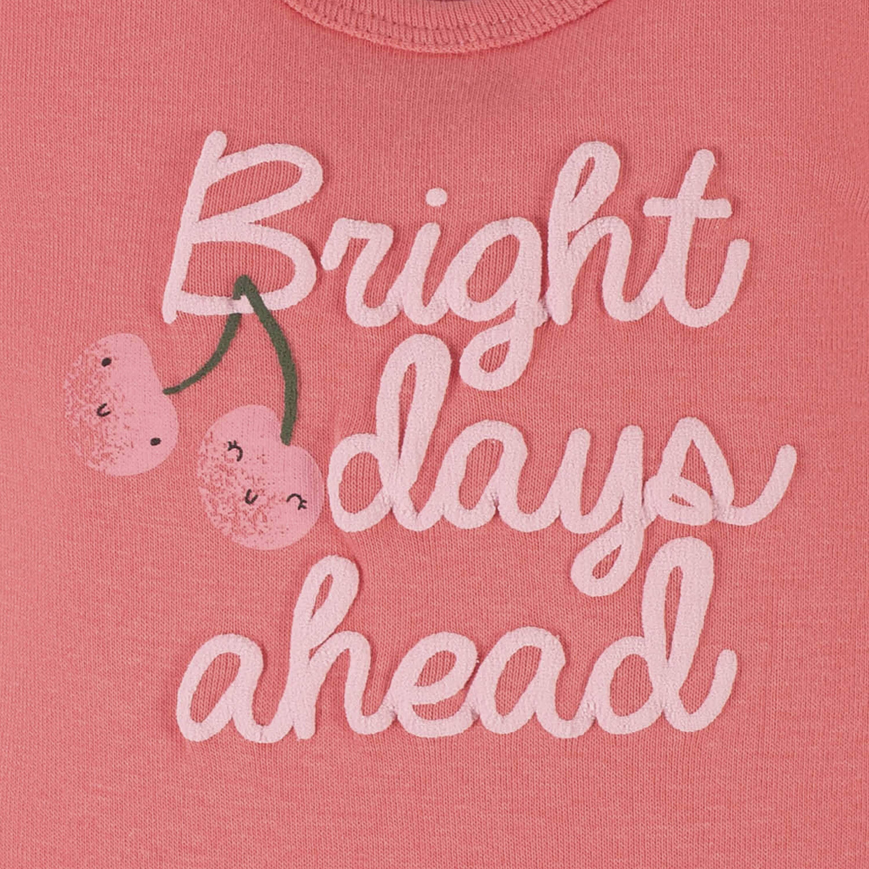 4 Pack Baby Girls' Short Sleeve Bodysuits - Soft Cotton Onesies with Cherry Kisses Design for Newborns & Infants - Perfect for Playtime, Daycare & Family Outings