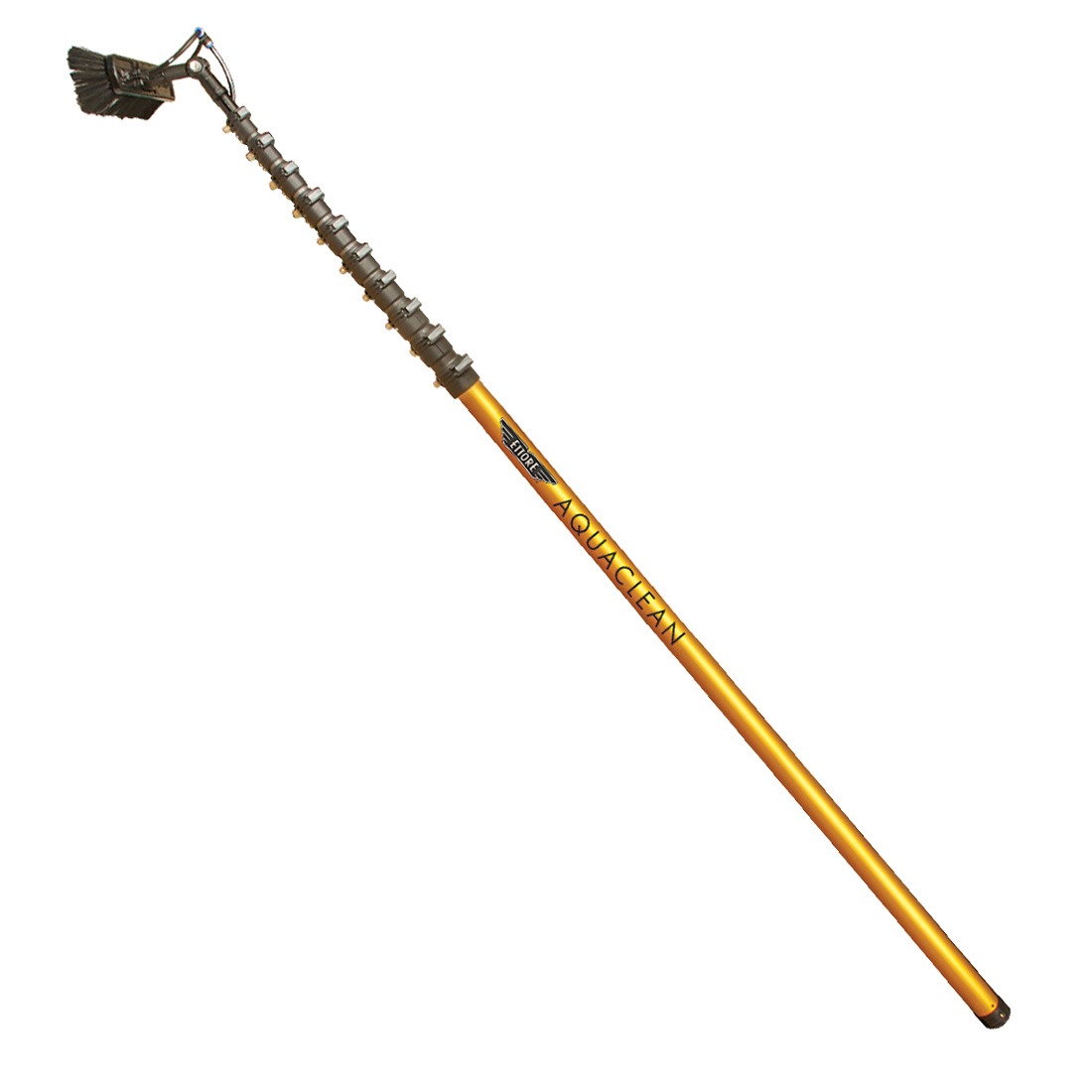 Ettore Aquaclean HiMod Carbon Fiber and Aluminum Telescopic Window Cleaning Pole - Perfect for High-Rise Buildings, Homes, and Commercial Use