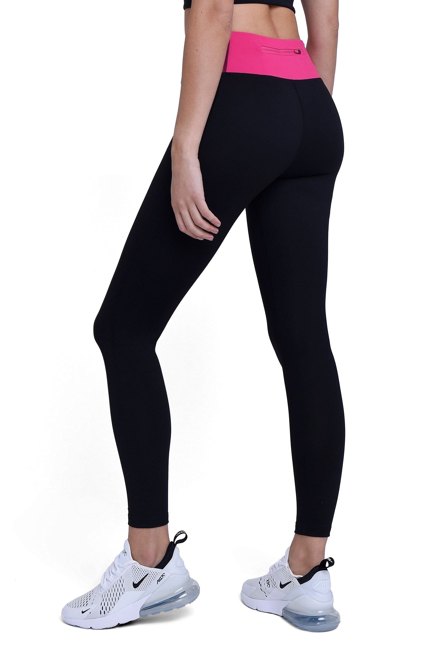 TCA Women's High-Waisted Compression Running Leggings - Moisture Wicking Workout Yoga Pants for Women - Perfect for Gym, Jogging & Active Lifestyle