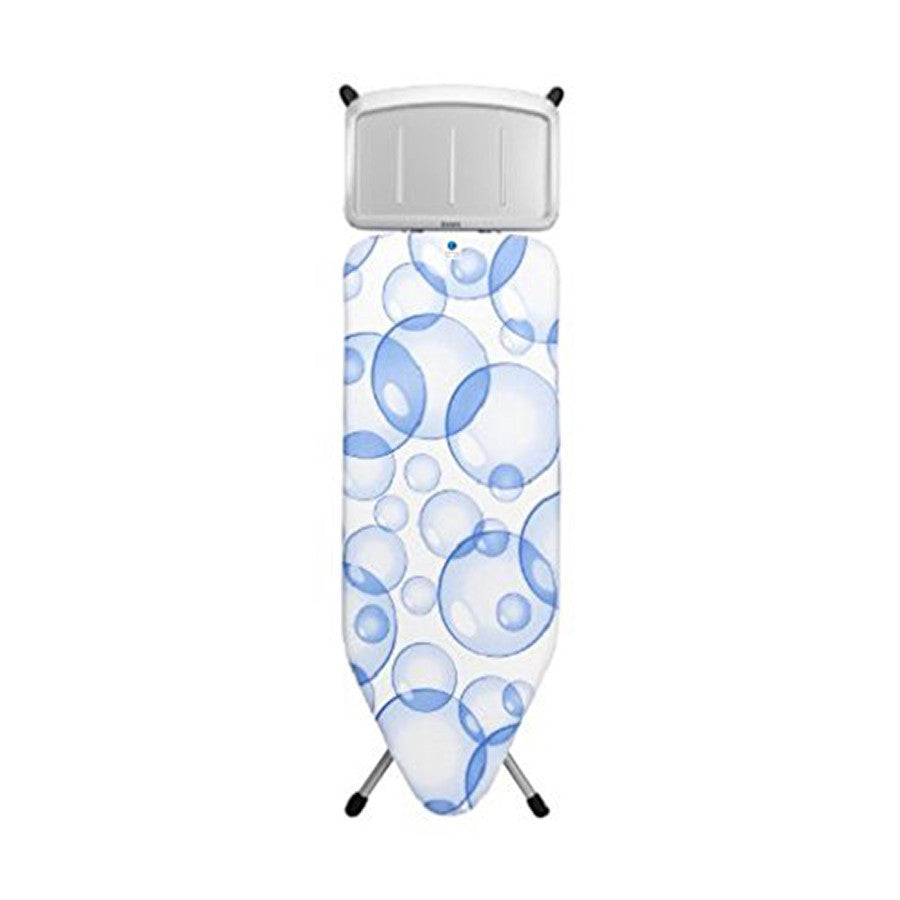 Premium Ironing Board with Bubble Surface - Foldable & Adjustable Height for Home, Laundry Room, and Travel - Perfect for Wrinkle-Free Clothes & Fabric Care