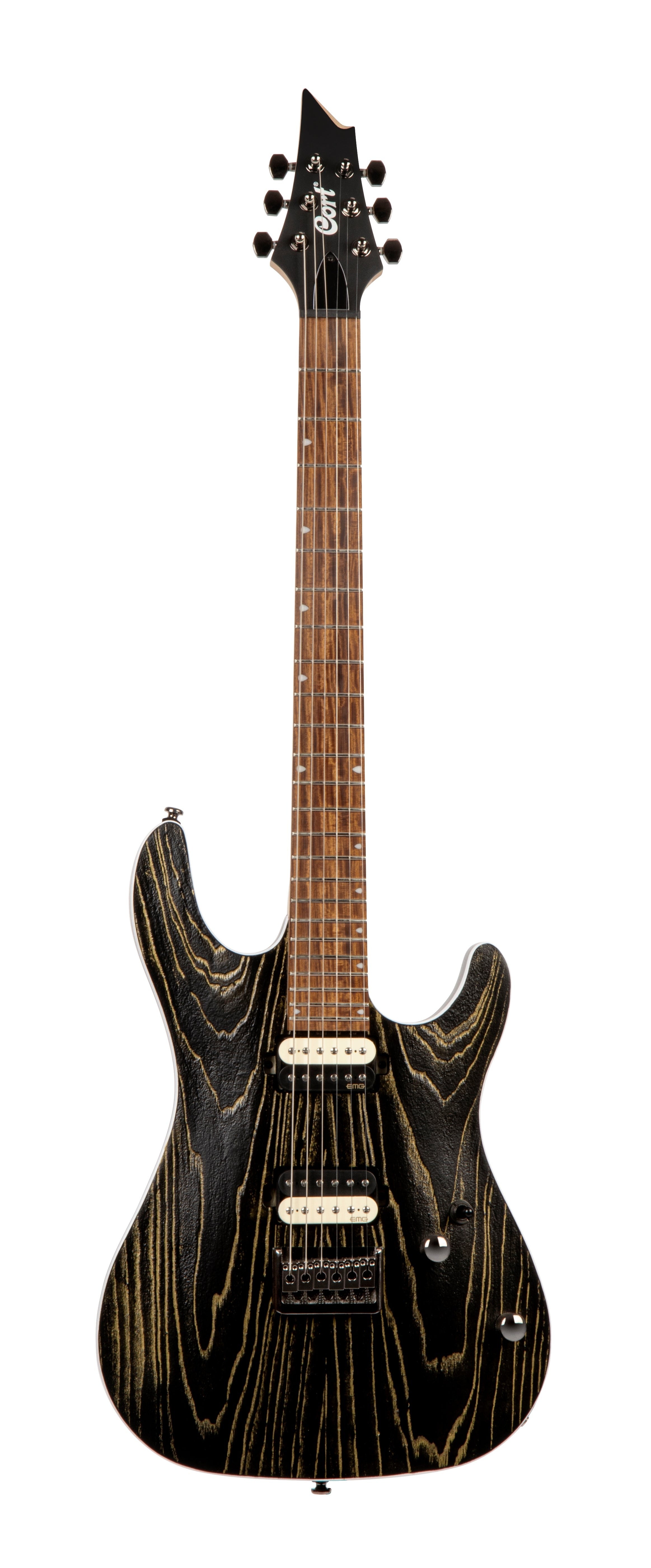 Cort KX300 EBG Electric Guitar - Etched Black Gold Finish | Professional Grade for Rock, Metal & Studio Recording