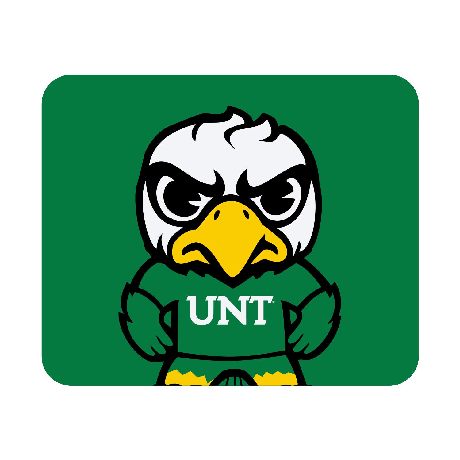 OTM Essentials University of North Texas Standard Fabric Mouse Pad - Premium Desk Accessory for Work & Gaming - Non-Slip Computer Mousepad with Durable Fabric Surface - Perfect for Office, Home & School Use