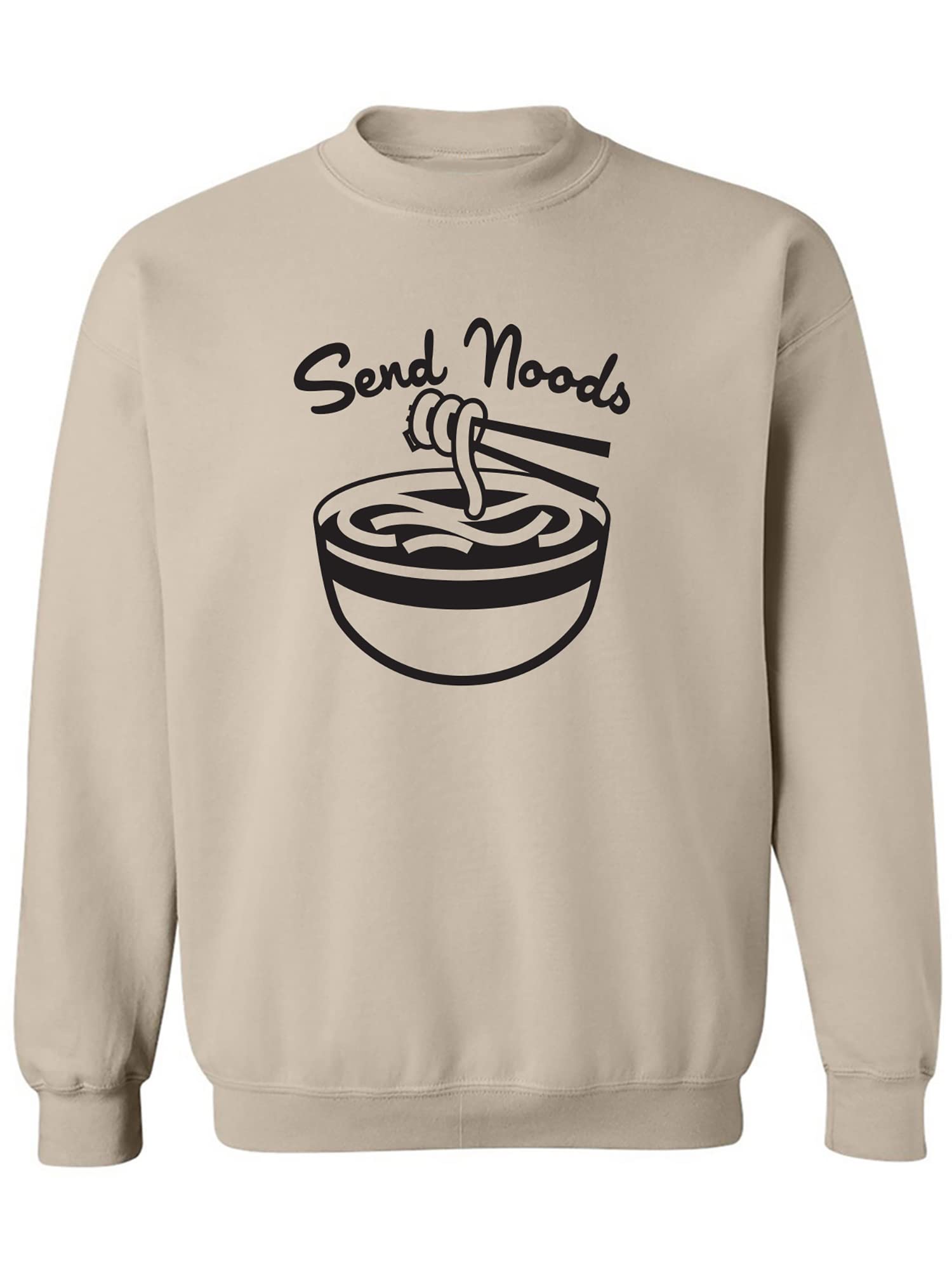 Send Noods Crewneck Sweatshirt | Trendy Unisex Pullover for Casual Wear & Street Style