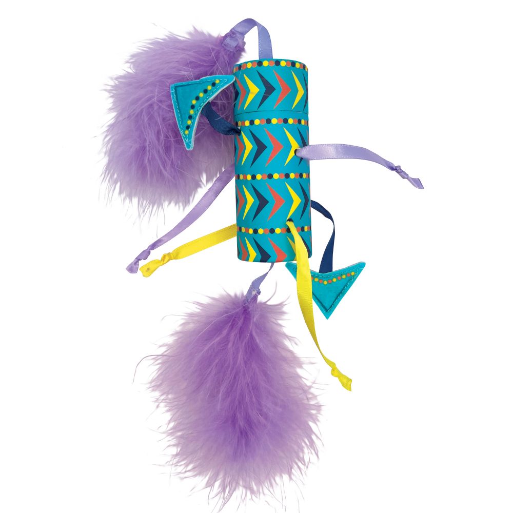Bat A Bout Vibez Roller Cat Toy - Interactive Rolling Ball Toy with Catnip for Indoor Cats - Perfect for Playtime & Exercise