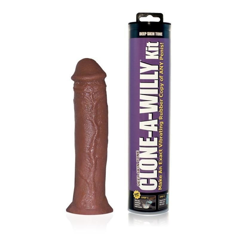 Clone A Willy DIY Penis Casting Kit - Deep Tone Brown - Adult Novelty Gift for Couples, Bachelorette Parties & Fun Night In