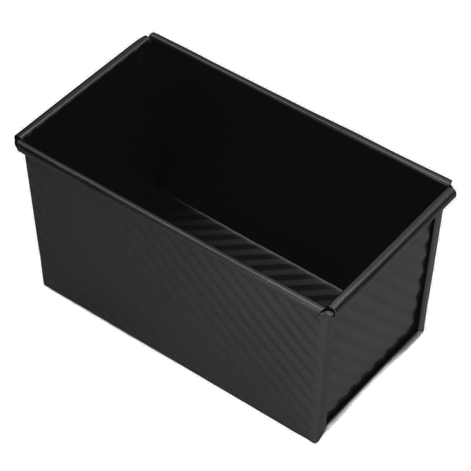 Nonstick Carbon Steel Bread Loaf Pan - 21.7x11.5x10.9cm Rectangle Baking Mold for Homemade Bread, Cake & Pastry | Perfect for Home Kitchen & Bakery | Durable & Easy Clean Bakeware (Black)