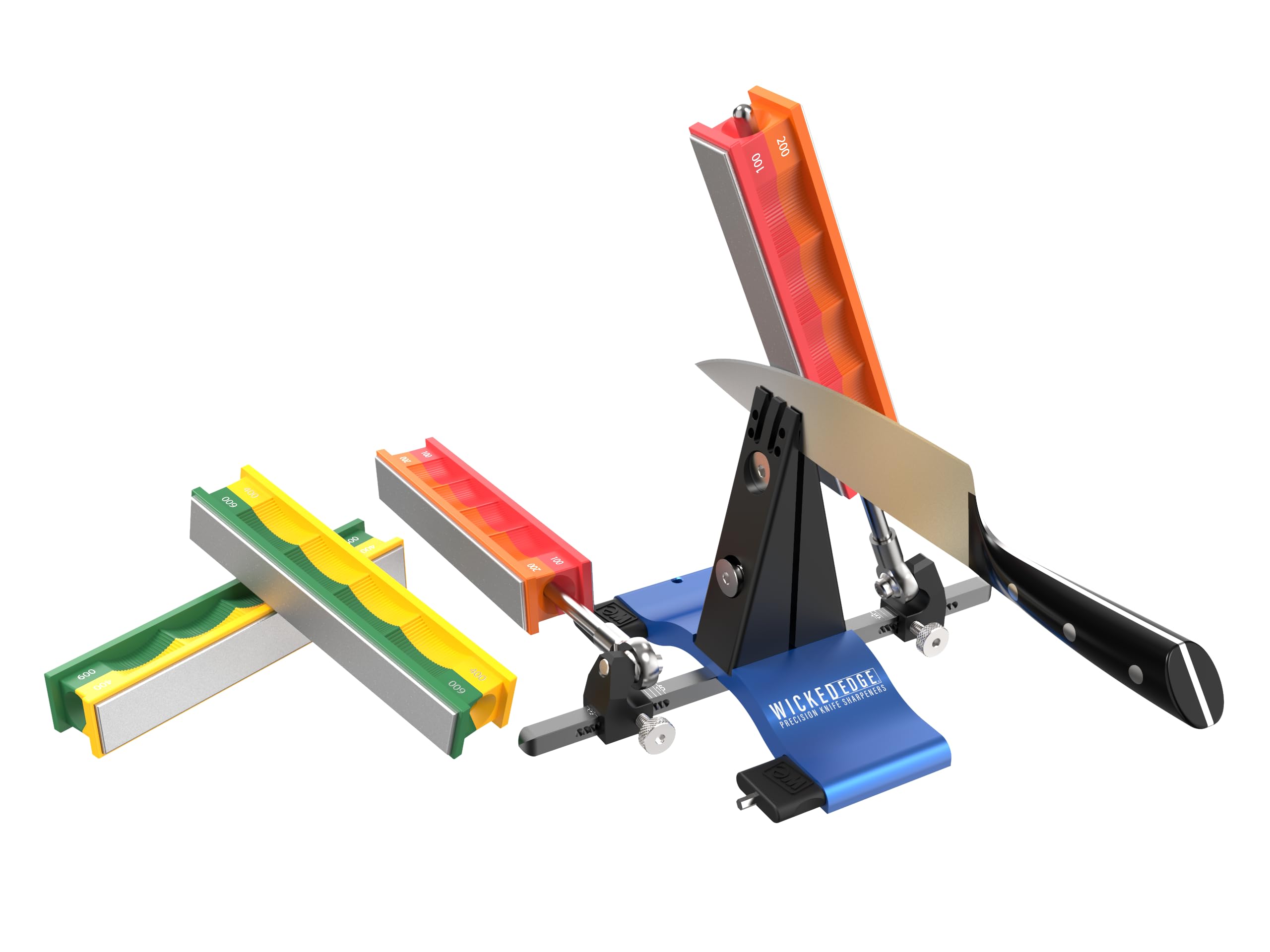 Wicked Edge Precision Knife Sharpener - Professional Knife Sharpening System for Kitchen, Hunting & Outdoor Use
